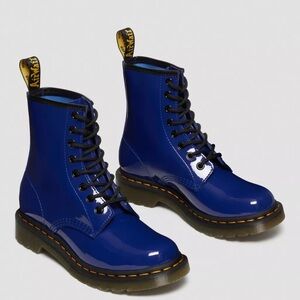 Dr. Martens Blue Combat Boots
